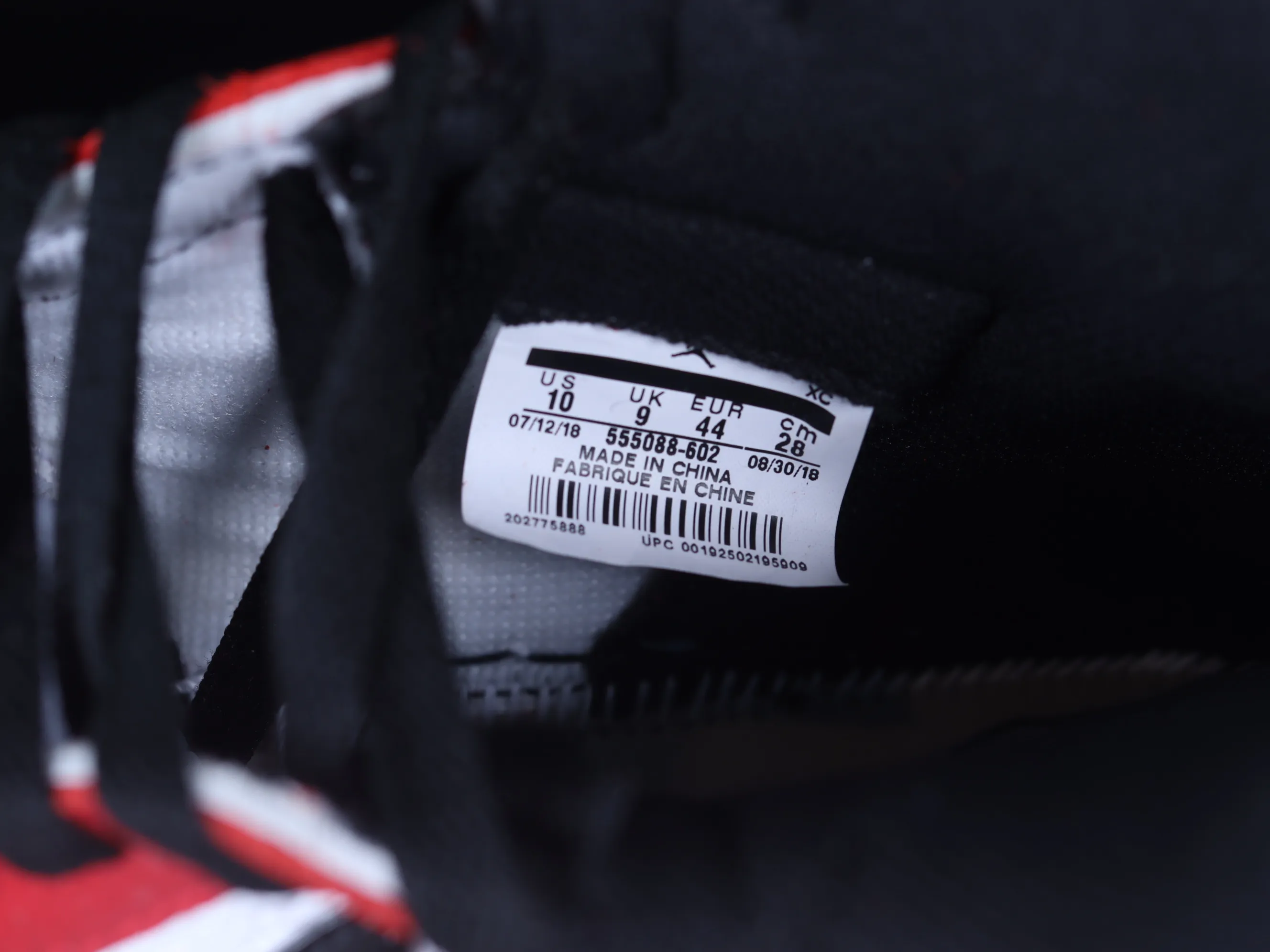 All categories Air Jordan Jordan series basketball shoes Air Jordan 1 High Pure original version Air Jordan 1 Retro High "Chicago Crystal" AJ1 Joe 1 New Chicago Spider-Man 555088-602